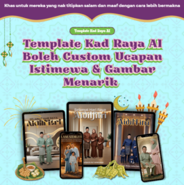 Template Kad Raya AI - Pakej Premium RM69